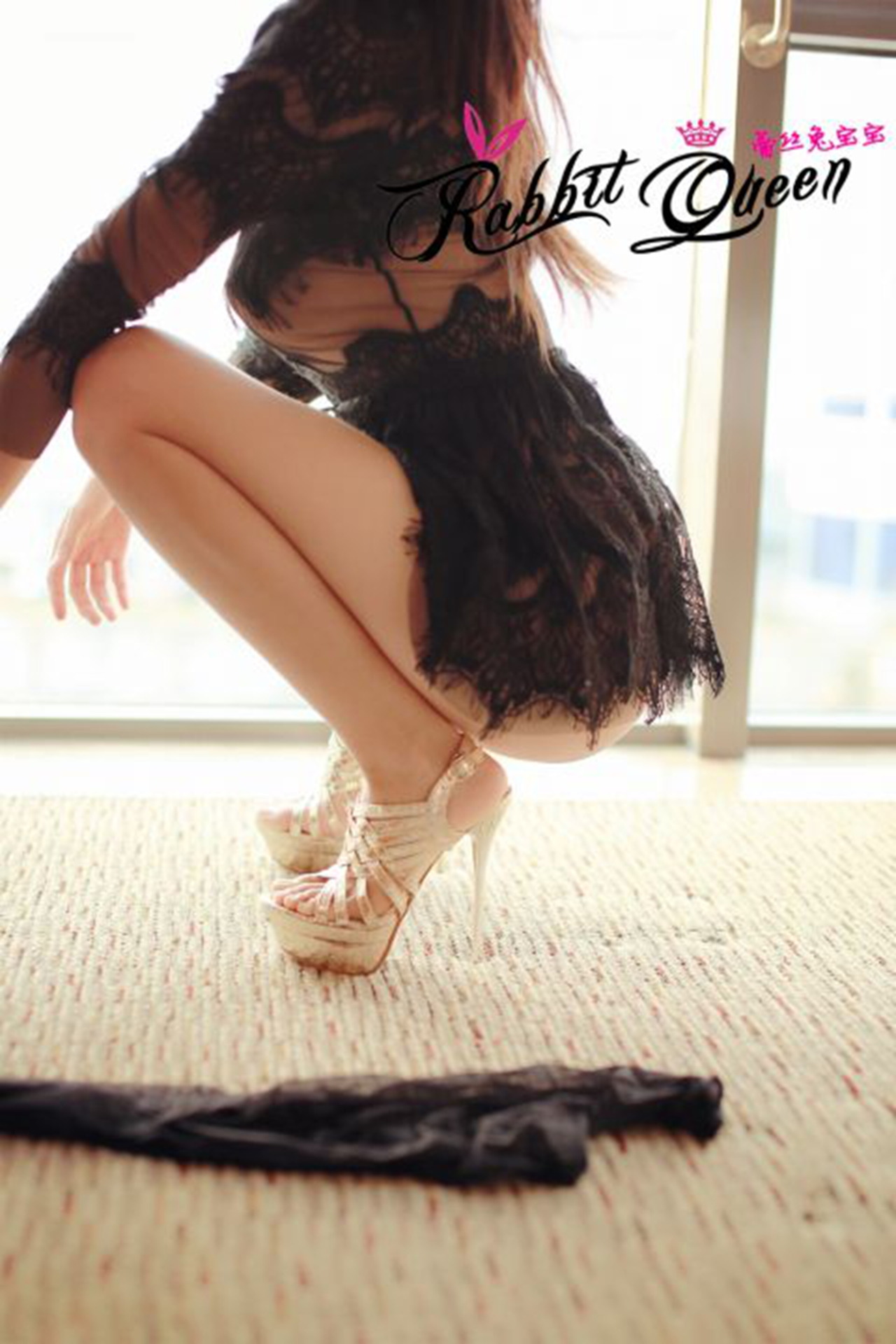 rabbitqueennude:  蕾丝兔宝宝Vip最新收費4套图流出 by www.rabbitqueen.net