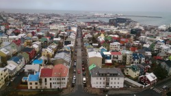 Reykjavik from the Hallgrímskirkja.