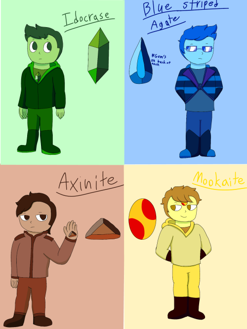 I Thought Itd Be Fun To Draw The Marble Hornets Guys As Gems. Im Still Thinking Of Their Purposes On