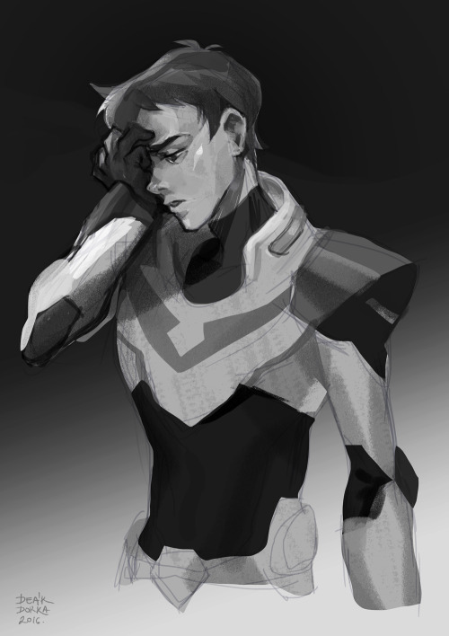 ginseng-extra: An attempt to draw Lance/Langst. But now I read to much angsty fiction on ao3 I&rsquo