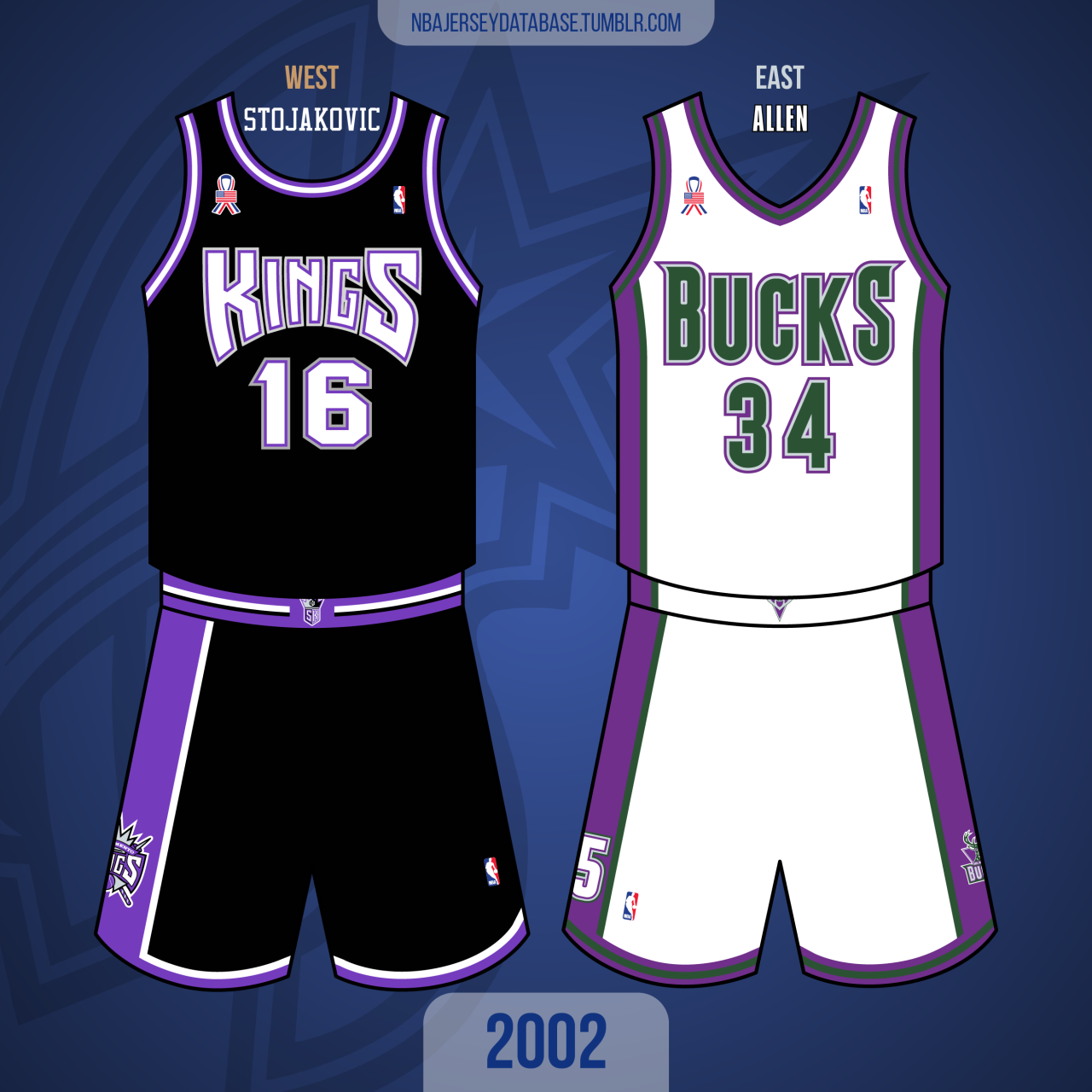 NBA Jersey Database, 2002 NBA All-Star GameFirst Union Center East