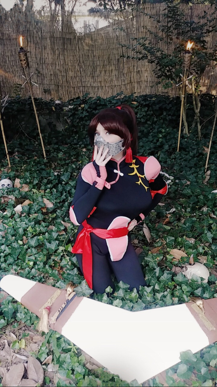 nsfwfoxydenofficial:   Dressed  up and shot a photo set of demon slayer sango for