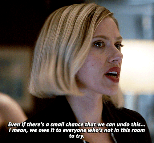 NATASHA ROMANOFF + Choosing To Fight