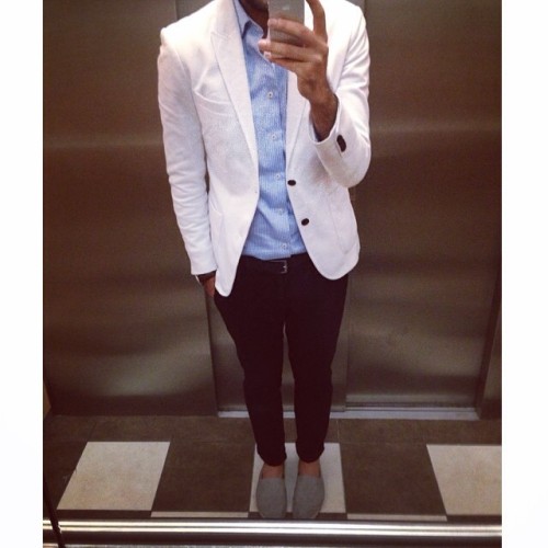 menstyle1:  blue&white #ootd #me