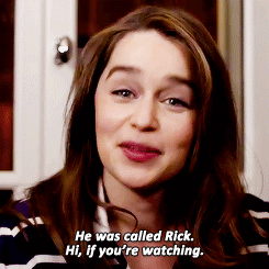 skikru:  rubyredwisp:Emilia Clarke tells us about her first kiss. (x)  ‘Boy kiss’