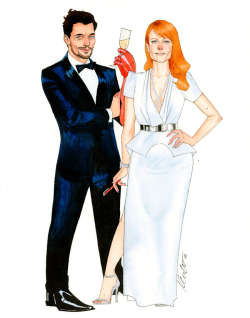 kevinwada:  Tony Stark and Pepper Potts (Gandy