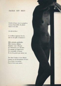 una-lady-italiana:  by Man Ray - Portrait of Nusch Eluard (photograph for “FACILE” poem’s book by Paul Eluard) 