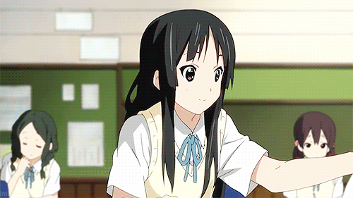 imaproudsone:  Mio Akiyama + Note Passing   