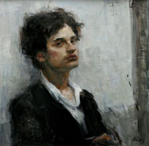 Smooth Operator II  -   Ron Hicks, 2013American,b.1965-Oil on canvas  , 20 × 20 in , 50.8 × 50.8 cm