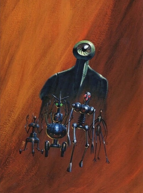 talesfromweirdland:The Robots Are Here.Cover art by Jack Gaughan, 1967.