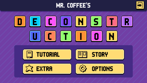 Estamos participando en el #IndieGameMakingContest2018 de Itch.io con Mr. Coffee&rsquo;s Deconstruc