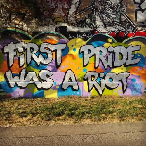 “First Pride was a Riot”Seen in Vienna