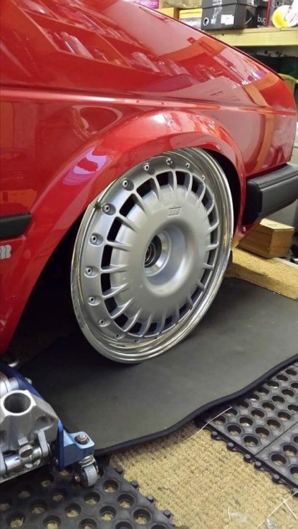 fuckyeahmk2s:  BBS RT073 from a Bugatti EB110. Custom built from 2 to 3 piece. For sale.