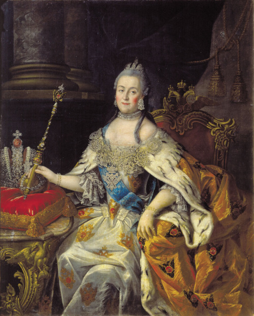 Portrait of Catherine II, Aleksey Antropov (1716-1795)
