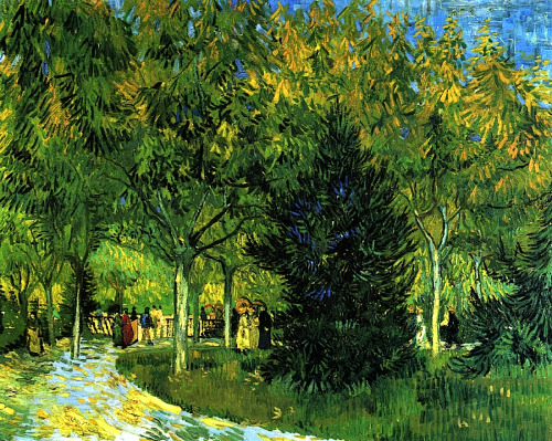 fleurdulys:Avenue in the Park - Vincent van Gogh1888