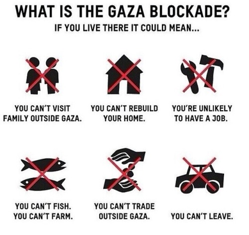 What is the Gaza Blockade?  #freepalestine