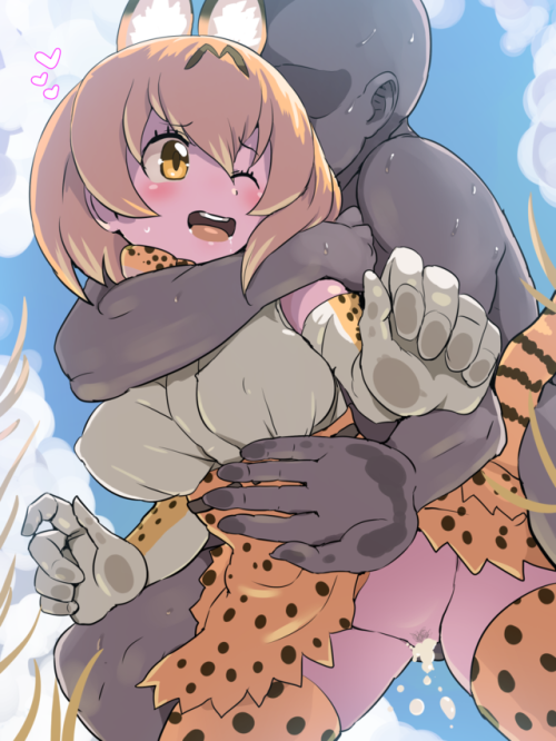 hentai-leaf:   Serval from Kemeno Friends, by various artists