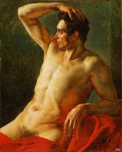 hadrian6:  Torso of a man in profile. 1824.