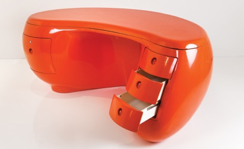 Maurice Calka, Boomerang desk, 1970 for Leleu Deshays