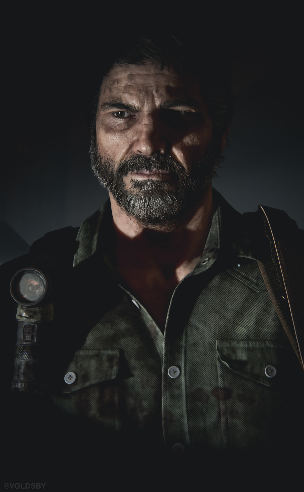 Joel - tlou part 2, black, joel, last, mode, part portrait, the, us, HD  phone wallpaper