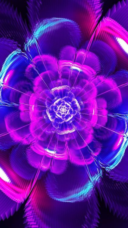 1080x1920 Fractal, pink flower, abstract wallpaper @wallpapersmug : http://bit.ly/2EBfd6v - http://b