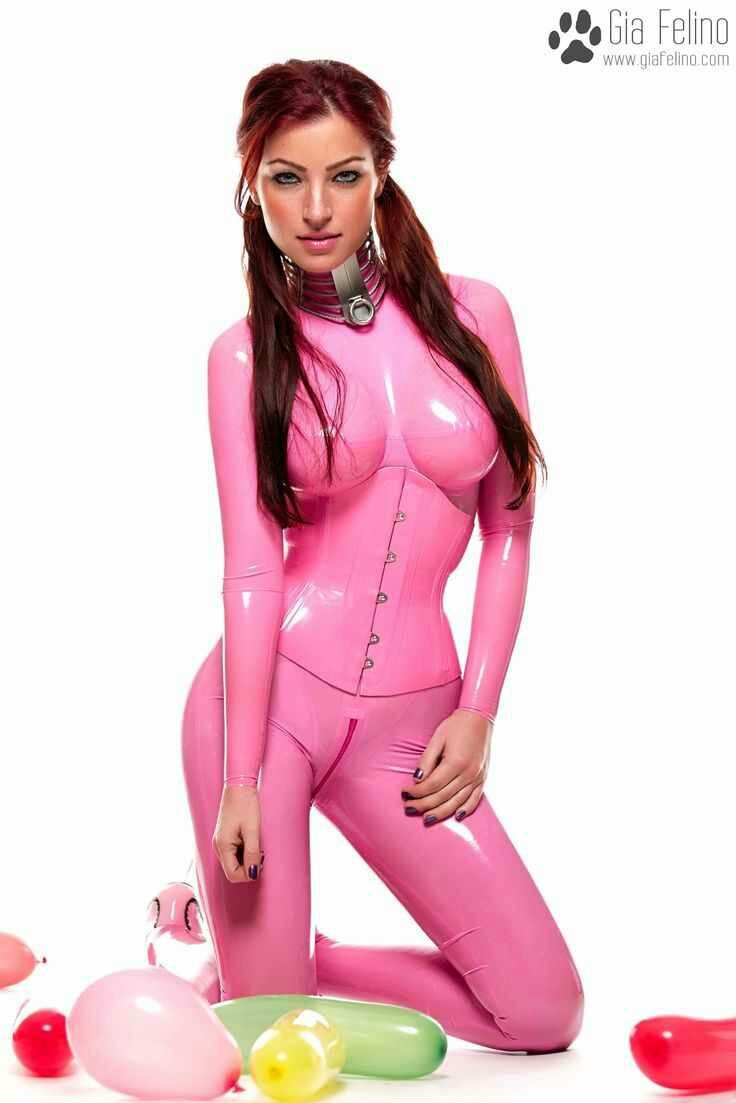fetishchix:  Gia Felino in Barbie pink… She is oh so hot and sexy, and utterly