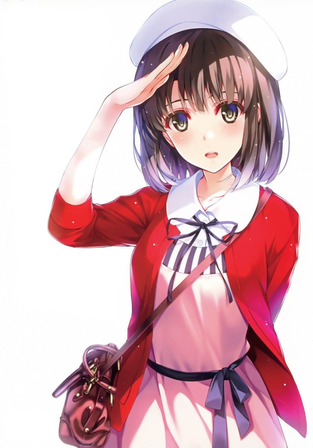 misaki kurehito saenai heroine no sodatekata katou megumi detexted dress | #384835