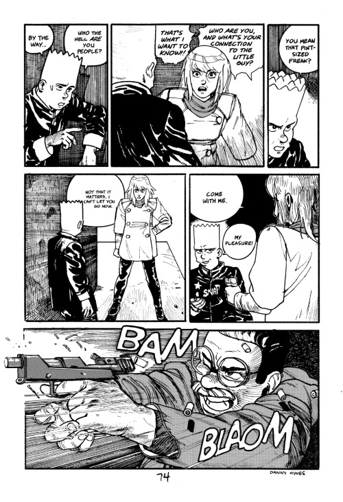 dannyhynes:  Bartkira pages.  I had so much fun doing this.  I feel like I was probably a little too faithful in a lot of ways…but I learned a huge amount. Now to make more comics!  Seriously everybody, DANNY HYNES