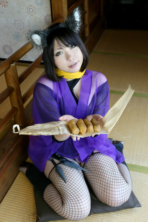 Cute Cosplay Girl Higurashi Rin (Kitsune-Chan) 1-41