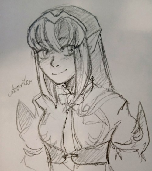 Alear Sketched In The Last Five Minutes Of My Lunch Break. I've Justed Started A Student Placement At