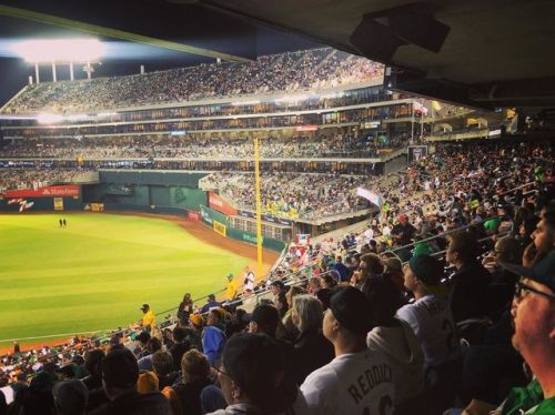 Bay Bridge Series 2019 @athletics Good Times.  (at O.co Coliseum) https://www.instagram.com/p/B1mTbzWgixJ/?igshid=5j9ewoaa1iwb