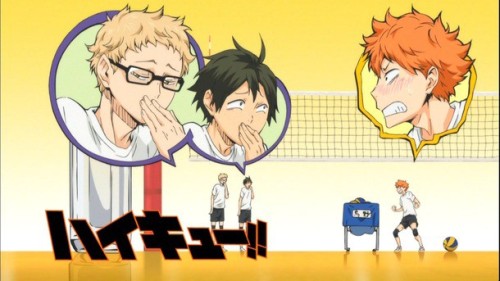 Algunos eyecatches de la primera parte de Haikyu!!.El resto en Nijimen.