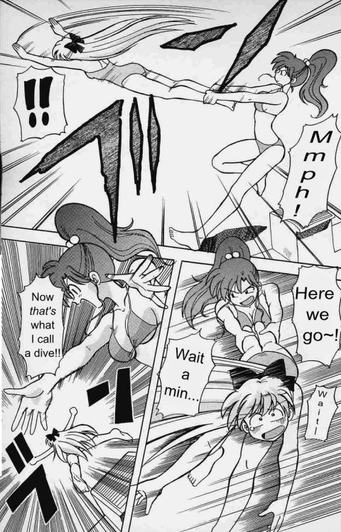 dreamyslothbunny:  theisb:  thatonemoonie:  This is probably the funniest thing I’ve ever seen in my life source  One of the weird Sailor Moon fan-comics by Kiyohiko Azuma, better known today as the creator of Azumanga Daioh and Yotsuba&!.  