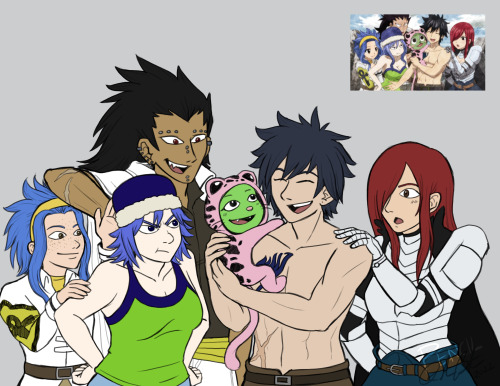 pencilofawesomeness: one more @fairytail-redraw for the month because Frosch is my child and I am co