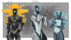 databuffering:  Cephalons!!!I’ve only recently gotten into Warframe, and gosh I love my kids, Ordis, Suda and….. Irmis…….?