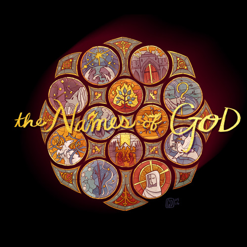 The Names of GodIn my efforts to find a place as an artist at my church, I volunteered to make this 