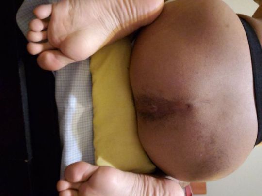 worldoffeet007:     Come and get this ass. Suck my cock and feet.  #feet #guyfeet #soles #toes #ass #cock  
