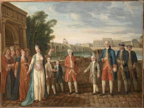 The Chénier family by Jacques-Nicolas or Pierre-Michel Cazes, c. 1773