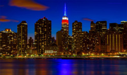 Empire State Building shines for Labor Day