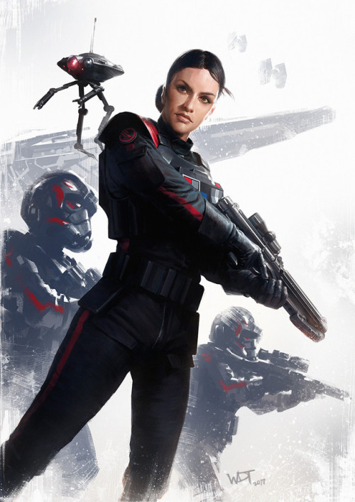 cyberclays:  Iden Versio - Star Wars: Battlefront II fan art by Darren Tan