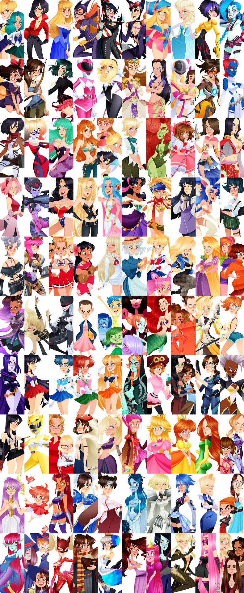 THE FIRST 100 Ladies of my Ladies Project! ONLY 30 more left and the ART BOOK will