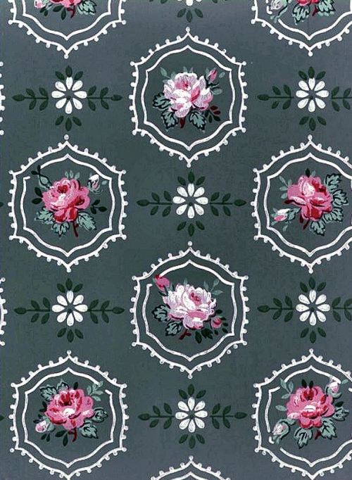 danismm:Sears harmony house wallpaper and wall oilcloth, 1955.