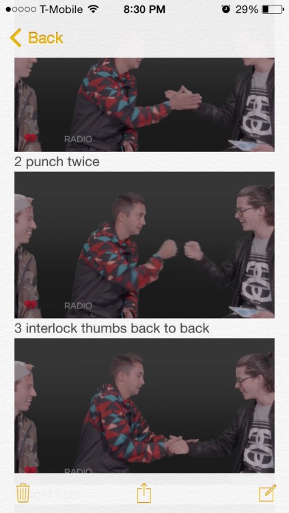twentyonefighters:I tried to make a handshake guide I made a typo it should say *other hands* on num