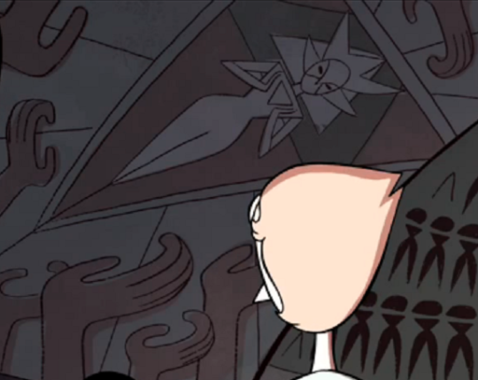 This is the pyramid gem, who I suspect of being White Diamond because of the size,