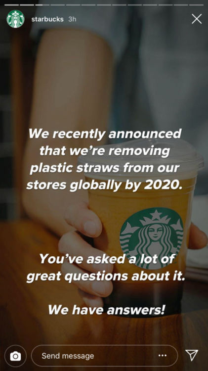 I’m so proud of and happy with Starbucks for helping to pave the way in the coffee industry by quick