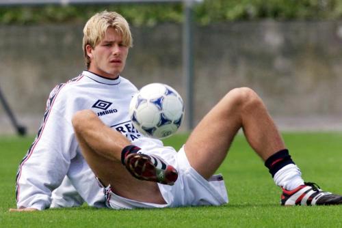 David Beckham, circa 1998.