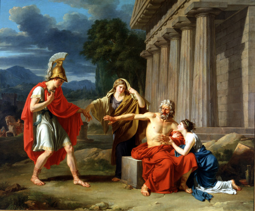 Oedipus at Colonus, Jean-Antoine-Théodore Giroust, 1788