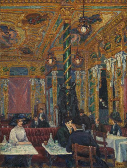 The Café Royal by Charles Ginner, 1911