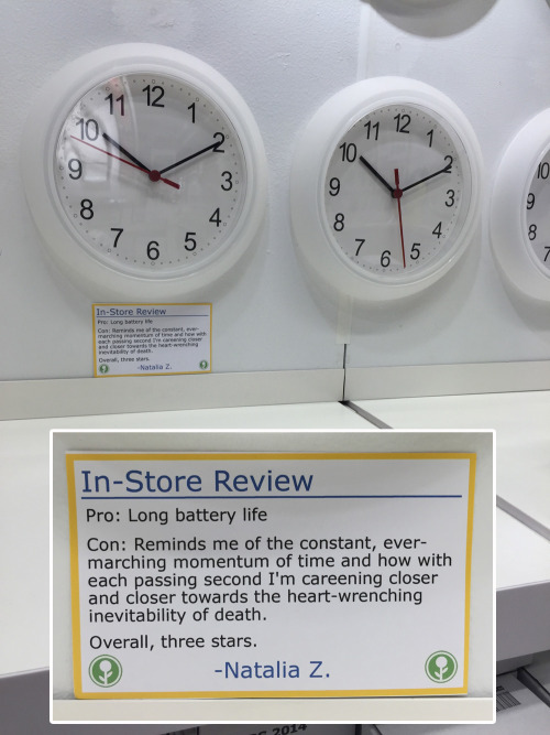 wilwheaton:  Brilliant. More if you click through.   Best in-store reviews ever <3