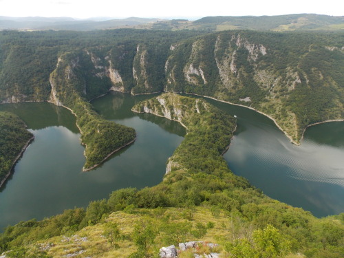 visitheworld:Last objective in my journey, the wild and beautiful canyon of Uvac River, Serbia.